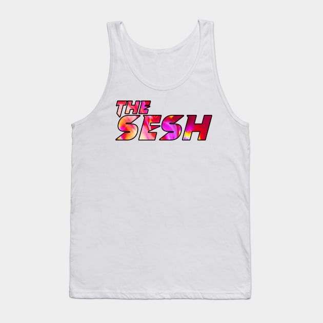 The sesh red and yellow colour bomb design Tank Top by Captain-Jackson